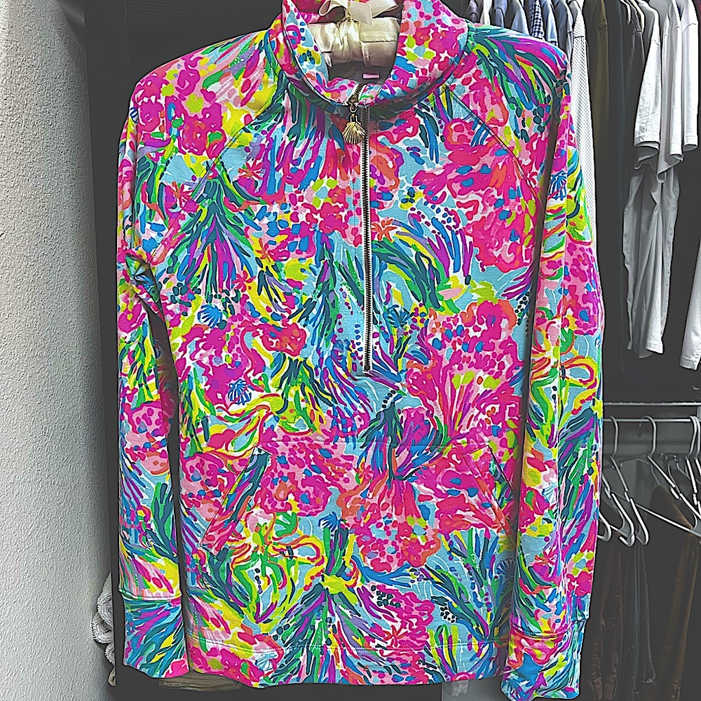 Lilly Pulitzer Half-Zip Popover XS